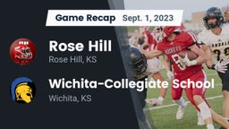 Recap: Rose Hill  vs. Wichita-Collegiate School  2023