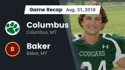 Recap: Columbus  vs. Baker  2018