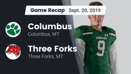 Recap: Columbus  vs. Three Forks  2019