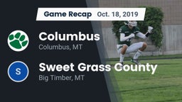 Recap: Columbus  vs. Sweet Grass County  2019