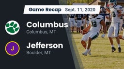 Recap: Columbus  vs. Jefferson  2020