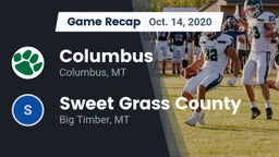 Recap: Columbus  vs. Sweet Grass County  2020