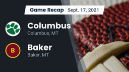 Recap: Columbus  vs. Baker  2021