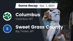 Recap: Columbus  vs. Sweet Grass County  2021
