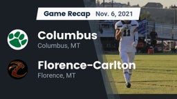 Recap: Columbus  vs. Florence-Carlton  2021
