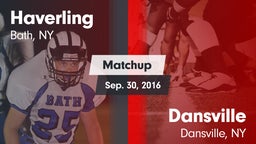 Matchup: Haverling High Schoo vs. Dansville  2016