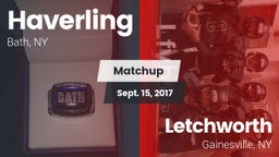 Matchup: Haverling High Schoo vs. Letchworth  2017