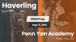 Matchup: Haverling High Schoo vs. Penn Yan Academy  2019