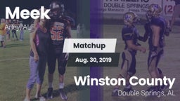 Matchup: Meek  vs. Winston County  2019