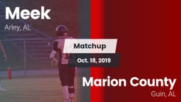 Matchup: Meek  vs. Marion County  2019