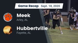 Recap: Meek  vs. Hubbertville  2020