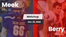 Matchup: Meek  vs. Berry  2020