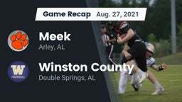 Recap: Meek  vs. Winston County  2021