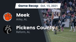 Recap: Meek  vs. Pickens County  2021