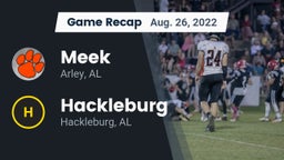 Recap: Meek  vs. Hackleburg  2022