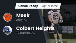 Recap: Meek  vs. Colbert Heights  2022