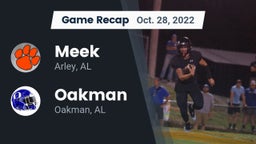 Recap: Meek  vs. Oakman  2022