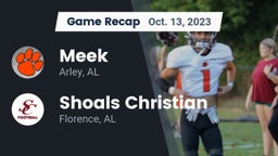 Recap: Meek  vs. Shoals Christian  2023