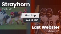 Matchup: Strayhorn High Schoo vs. East Webster  2017