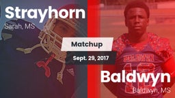 Matchup: Strayhorn High Schoo vs. Baldwyn  2017
