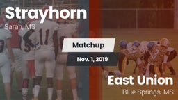 Matchup: Strayhorn High Schoo vs. East Union  2019
