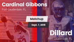Matchup: Cardinal Gibbons vs. Dillard  2018