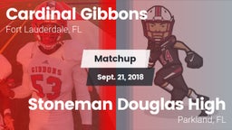 Matchup: Cardinal Gibbons vs. Stoneman Douglas High 2018