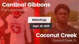 Matchup: Cardinal Gibbons vs. Coconut Creek  2018