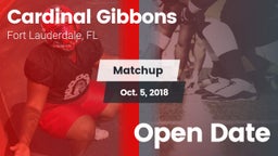 Matchup: Cardinal Gibbons vs. Open Date 2018