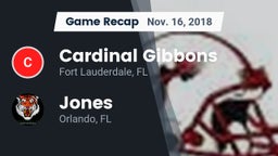 Recap: Cardinal Gibbons  vs. Jones  2018