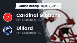 Recap: Cardinal Gibbons  vs. Dillard  2018