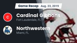 Recap: Cardinal Gibbons  vs. Northwestern  2019