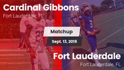 Matchup: Cardinal Gibbons vs. Fort Lauderdale  2019