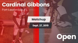 Matchup: Cardinal Gibbons vs. Open 2019