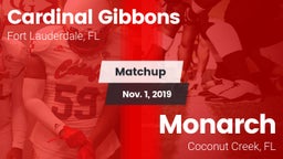 Matchup: Cardinal Gibbons vs. Monarch  2019