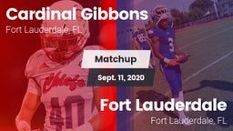 Matchup: Cardinal Gibbons vs. Fort Lauderdale  2020