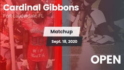 Matchup: Cardinal Gibbons vs. OPEN 2020