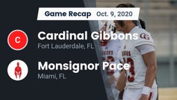 Recap: Cardinal Gibbons  vs. Monsignor Pace  2020