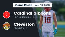 Recap: Cardinal Gibbons  vs. Clewiston  2020