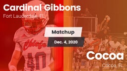 Matchup: Cardinal Gibbons vs. Cocoa  2020
