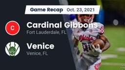 Recap: Cardinal Gibbons  vs. Venice  2021