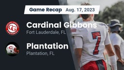 Recap: Cardinal Gibbons  vs. Plantation  2023