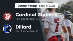 Recap: Cardinal Gibbons  vs. Dillard  2023
