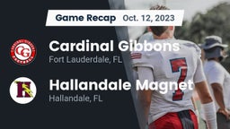 Recap: Cardinal Gibbons  vs. Hallandale Magnet  2023