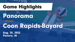 Panorama  vs Coon Rapids-Bayard  Game Highlights - Aug. 25, 2022