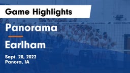 Panorama  vs Earlham  Game Highlights - Sept. 20, 2022