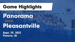 Panorama  vs Pleasantville  Game Highlights - Sept. 29, 2022