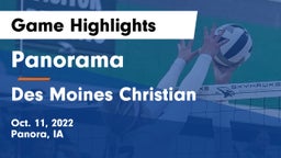 Panorama  vs Des Moines Christian  Game Highlights - Oct. 11, 2022
