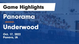 Panorama  vs Underwood  Game Highlights - Oct. 17, 2022