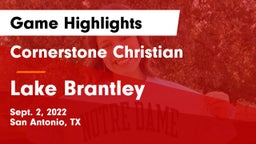 Cornerstone Christian  vs Lake Brantley  Game Highlights - Sept. 2, 2022
